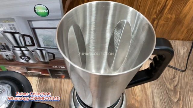 Silver Love 3 in 1 Juicer blender set, stainless steel jugs, spice grinder, juicer jug, chatni make