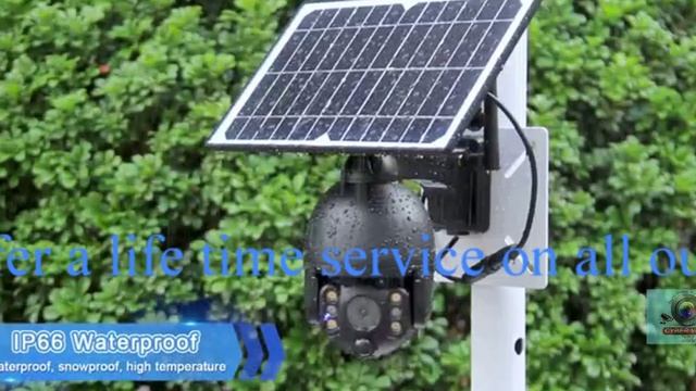 Cyberview360 4G Smart Solar Battery PTZ CCTV Camera смотреть онлайн