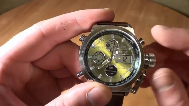 Часы AMST 3003 настройка + тест смотреть онлайн