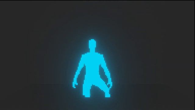goofy animated pixel art in blender
