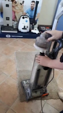 SEBO X4 vacuum cleaner finds dirt other vacuums miss