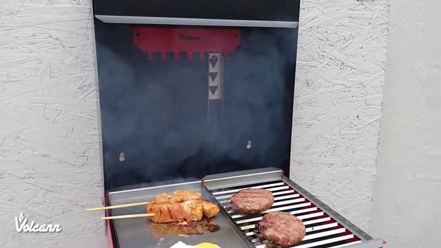 Product Show Case -  Volcann™ Pyro Wall Mount Fold Out BBQ with Modular Grilltops смотреть онлайн