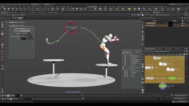 Animation Workshop 10 _ Dynamic Motion _ Adjust Animation