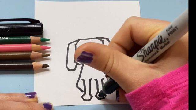 HOW TO DRAW A CUTE DOG!! *with straight lines* смотреть онлайн