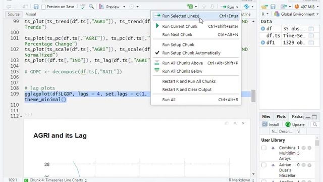 Lecture 4: Explained ARDL Model | Timeseries Analysis - Rstudio tutorial 2023 full course