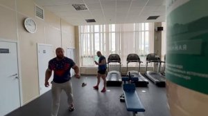 Андрей Смаев, прыжок с места на 3.20 м. Andrey Smaev, jump. 2 мая 2024 год