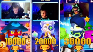 МОЙ ПУШ С 10000 ДО 30000 КУБКОВ НАРЕЗКА🔥