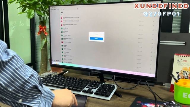 Monitor Xundefined G270FP01 27‘’ Experiencia fluida de 100 Hz: monitor de alto rendimiento TIPO c смотреть онлайн