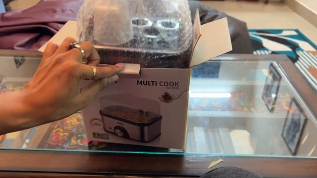 GLEN 3 in 1 Electric Multi Cooker | SA 3035 Modal | Steam | Egg Boiler | Cook | 2Y W | 350W | GLEN смотреть онлайн