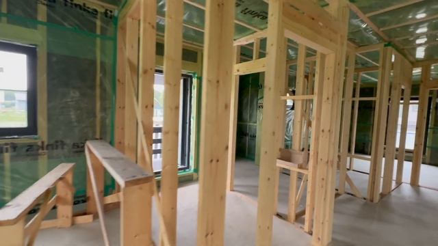 Каркасный дом с 3мя спальнями. Что такое Теплый контур