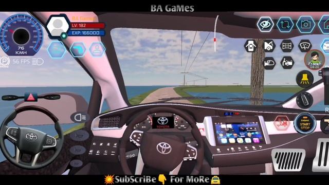 Car Simulator Vietnam #3 Toyota Innova driving 💥 -Ocean road | Car Games 2021 - Android Gameplay