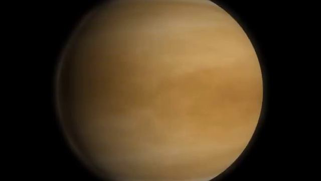 Rotation 3D de la planète Vénus - 2