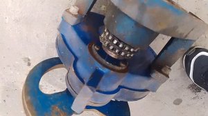 итальянский редуктор для тестомеса, миксера в работе