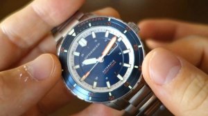 Cost Cuts Hit Watch Industry? Spinnaker Hass Azure Blue Automatic Diver (SP-5099) - Perth WAtch #43