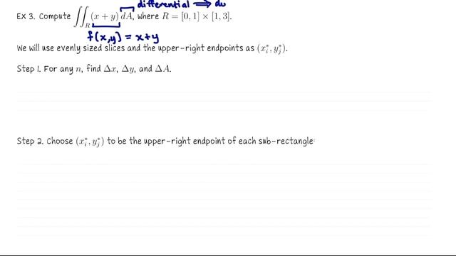 Multivariable Calculus: Definition of Double Riemann integration