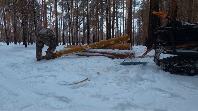 Приятная усталость... На Избе в Лесу. Сбор валежника для строительства Бани в Тайге. смотреть онлайн