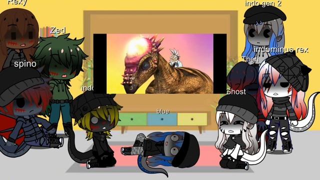 Dino's react to Dinosaur king!!) смотреть онлайн