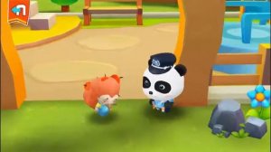 Малыш Панда Полицейский.Ловим Грабителей и Ищем Родителей.Мультик Игра про Малыша Панду на