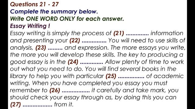 IELTS LISTENING TEST 15 смотреть онлайн