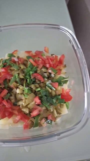 SALADA DE MAIONESE TEMPERADA.             #receitas   #dicas #donadecasa