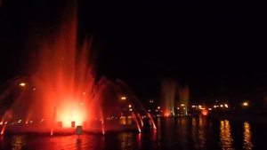 Поющие фонтаны в Хабаровске/Fountain in Khabarovsk (Russia)