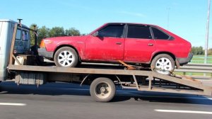 Москвич-2141 на эвакуаторе(фото) 25. 08. 2019г.