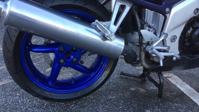 Honda VFR750 1996 Blue смотреть онлайн