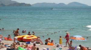 Koktebel, clothing optional beach, Crime