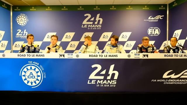 Road To Le Mans 2016 - Qualifying Press Conference смотреть онлайн