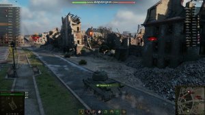 Мир танков - Т-34-85 - Руинберг  быстро зажали(((