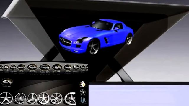 Голографическая пирамида для Mersedes смотреть онлайн