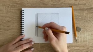 Как нарисовать шкаф купе карандашом | Рисунок для начинающих поэтапно