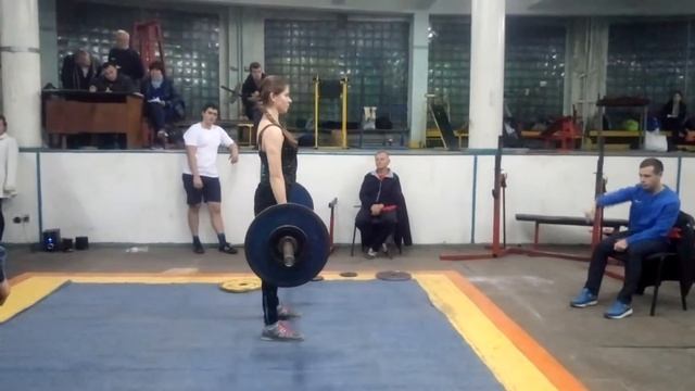 Natalie do Deadlift. 70 kg. Body weight 51 kg. Only 17 year old. смотреть онлайн
