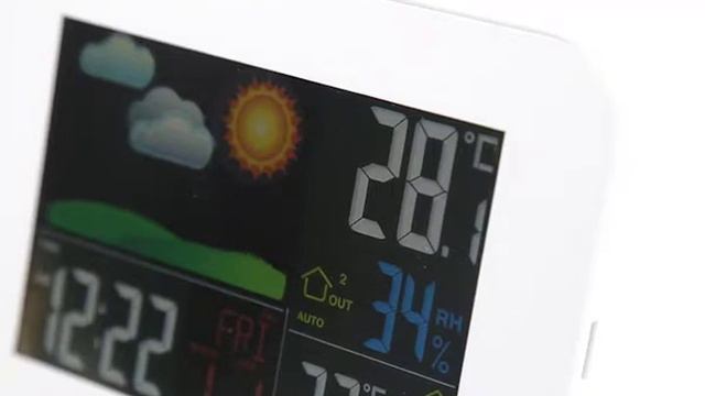 colorful wireless weather station AW005