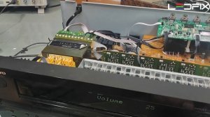 Receiver Onkyo TX-SR313 não ligava e funções acionavam sozinhas | Reparado na Ledfix