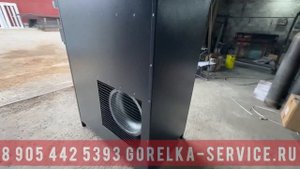 Калорифер на отработке нового образца, мощность 150 кВт