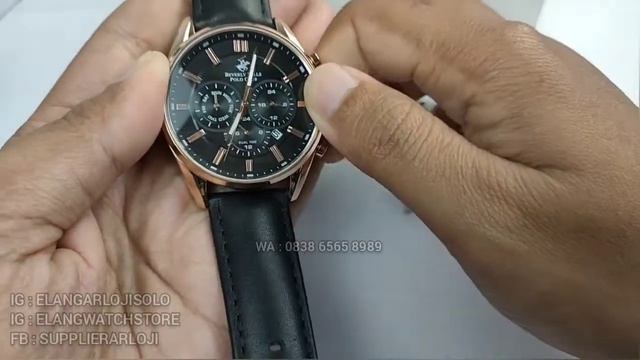BEVERLY HILLS POLO CLUB BP 3205X.451 : JAM POLO DUAL TIME MODEL KULIT TERBARU (2022)