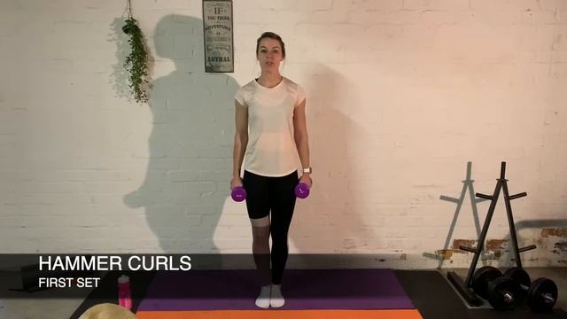 STRENGTH TRAINING ARM WORKOUT || DAY 1 - BICEPS, TRICEPS AND SHOULDERS || WEIGHT LIFTING смотреть онлайн