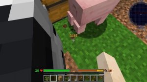 Прожил целый час на одном блоке 1часть