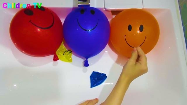 Семья Пальчиков Fingerfamily LearningColors Видео ДляДетей УчимЦвета ЛопаемШарики с водой ChildrenT смотреть онлайн