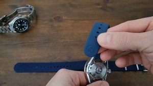 Seiko SRPF79J1 King Samurai Dark Manta Ray Strap Options