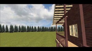 Дом из бруса 10х10 со вторым светом, проект "Депардье".