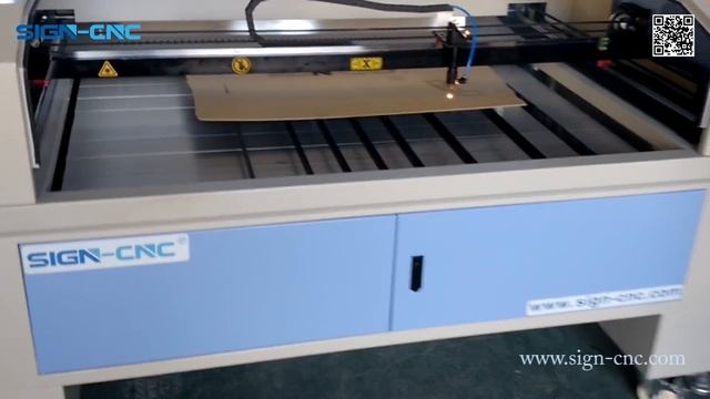SIGN-1390 90W laser machine with up and down table, hardboard and wood cutting смотреть онлайн