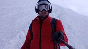 Эльбрус. Спуск по косой полке.