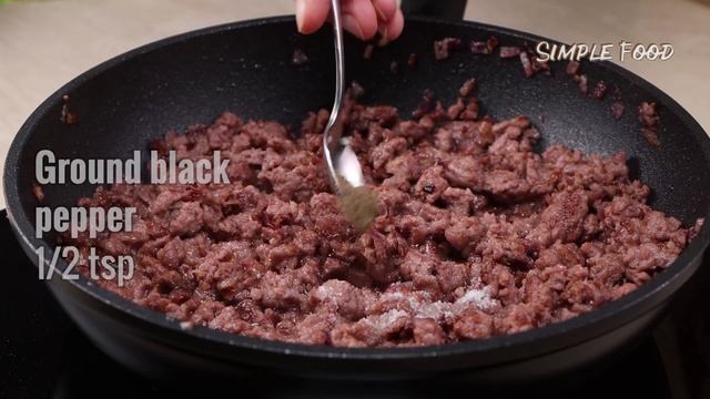 This recipe stunned everyone! Easy and quick recipe with minced meat