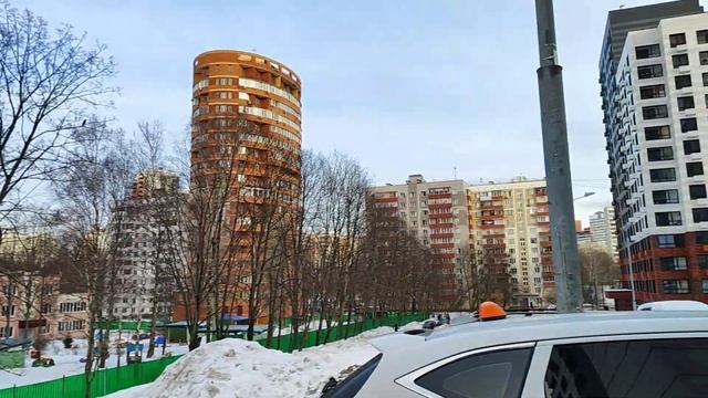 Прогулка по зимнему Кунцеву. Обновлённые кварталы. смотреть онлайн