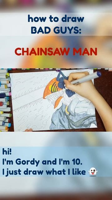 Chainsaw Man | How to draw смотреть онлайн