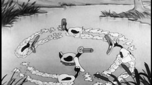 Черно-белый Микки Маус 15.The.Duck.Hunt.1932