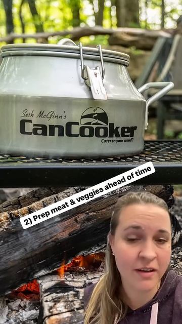 Tips for Cooking over an Open Fire with CanCooker #SHORTS смотреть онлайн