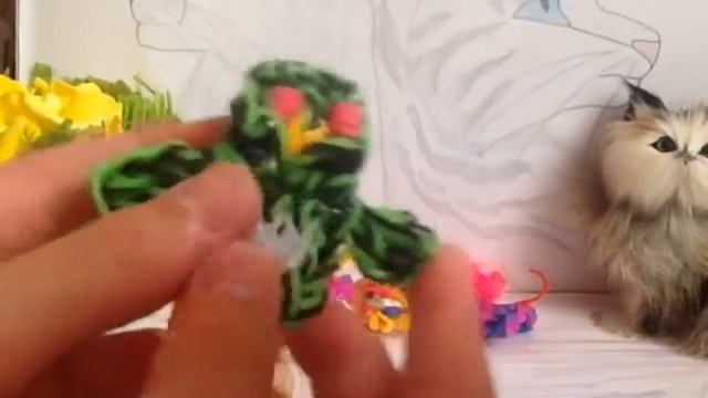 Обзор моих новых браслетов и фигурок из резинок |Review my new bracelets Rainbow Loom смотреть онлайн